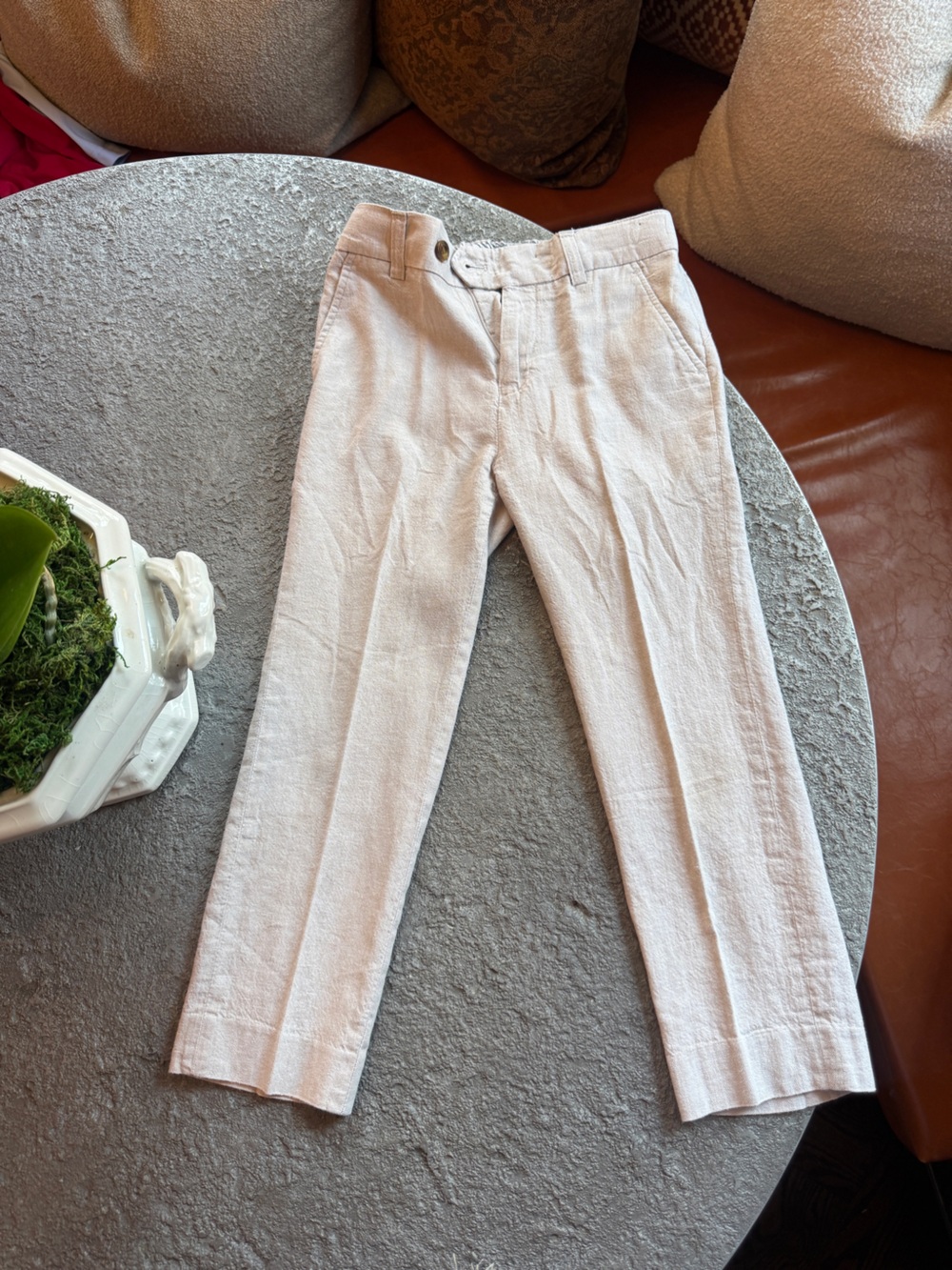 Appaman Beige Blazer with Striped Lining - Picture 8 of 10